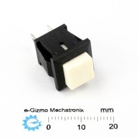 DS-430 SPST Pushbutton Switch White Normally Open