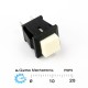 DS-430 SPST Pushbutton Switch White Normally Open
