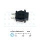 DS-430 SPST Pushbutton Switch Black Normally Open