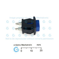 DS-430 SPST Pushbutton Switch Blue Normally Open