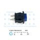 DS-430 SPST Pushbutton Switch Blue Normally Open