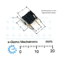 Tact Tactile Switch SPST 6x6mm Right Angle