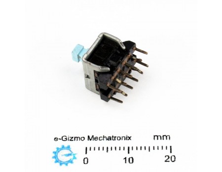 4 pole 2 throw 4P2T Latching Pushbutton Switch