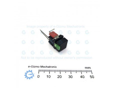 8121 SPDT Push Button Switch with LED Indicator PC Mount