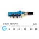 6 pole 2 Throw 6P2T PushButton Switch