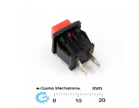 DS-430 Pushbutton Switch RED Normally Open