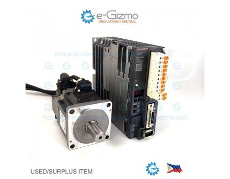 Mitsubishi 200W Digital Servo Amplifier MR-JN-20A with HF-KN23 Servo Motor Combi