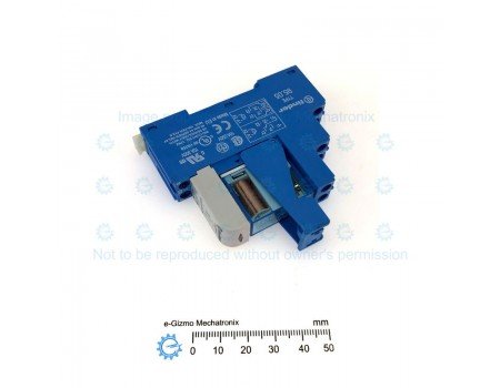 Finder 12V 10A DPDT with DIN Socket