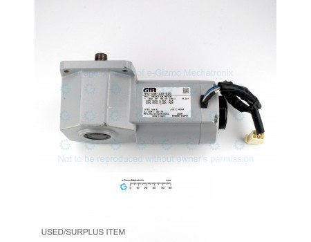 GTR Gear Motor Angled Gear Head 100VAC Single Phase HFU-15R-120-S25 [USED]