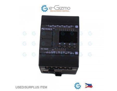 Keyence KV-16AR Programmable Logic Controller PLC 10-input 6-Relay Output