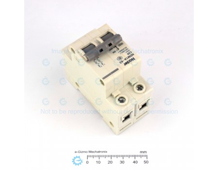 Nader 2-pole Circuit Breaker 20A NDM1A-63-C20 [USED]