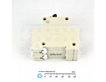 Nader 2-pole Circuit Breaker 20A NDM1A-63-C20 [USED]