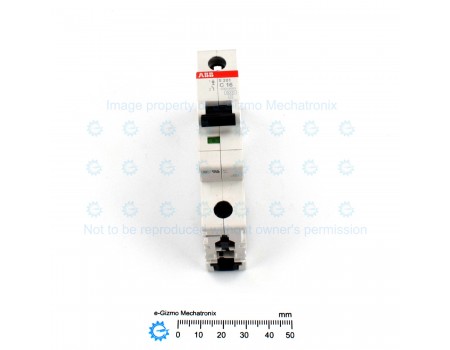 ABB 1-pole 16A 230V Circuit Breaker S201-C16 [Surplus]