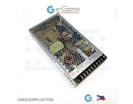 Mean Well 110V-220VAC 24V 8.4A Industrial Power Supply UL [Surplus]