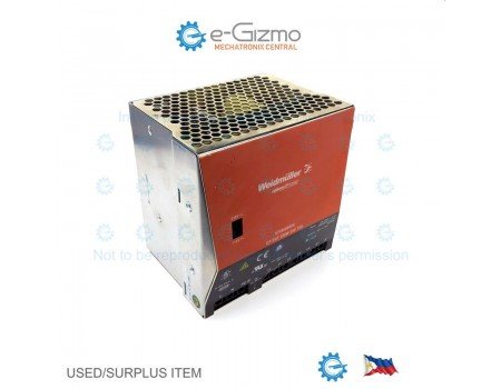 Weidmuller 110V-220VAC 24V 10A Industrial Power Supply UL [Surplus]